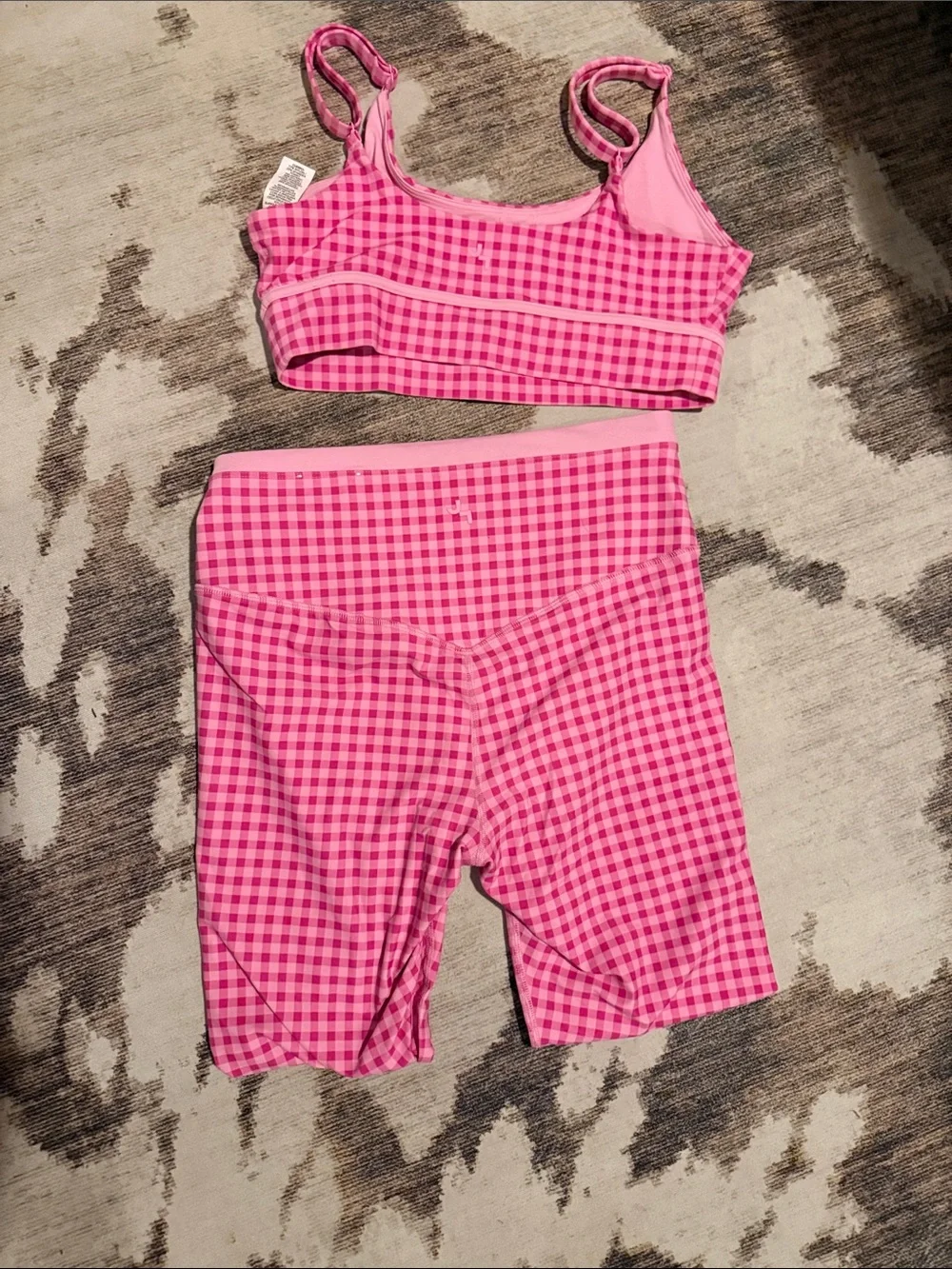 JoyLab checkered workout set - Picture 2 of 3